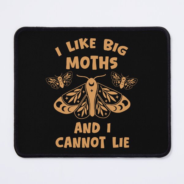 Item preview, I Like Big Moths Funny Vintage Aesthetic Pun designed and sold by Dmetalx Art Apparel.