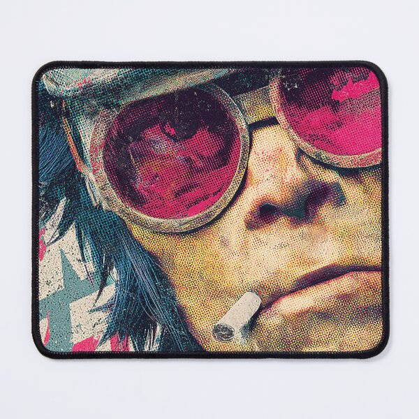 Item preview, Retro Halftone Goggle Pilot | Textured Gritty Comic Punk Art designed and sold by MetroEnvision.
