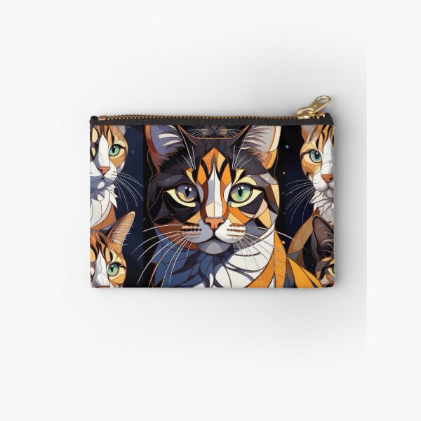 Item preview, Mosaic Calico Cat designed and sold by TinCatOutPost.