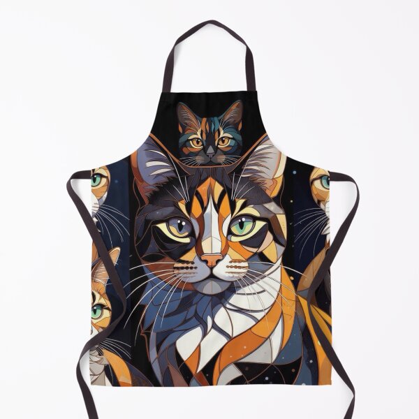 Item preview, Mosaic Calico Cat designed and sold by TinCatOutPost.
