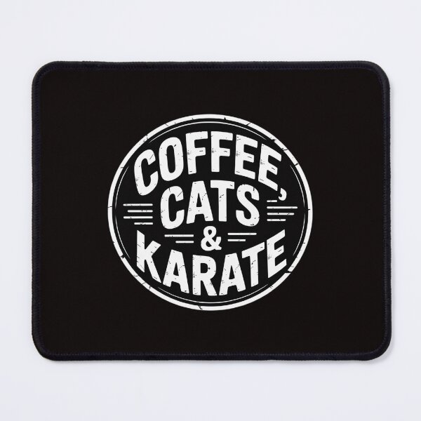 Item preview, Coffee Cats Karate Martial Arts Pet Lover Men Women Gift designed and sold by cherylbartlett.