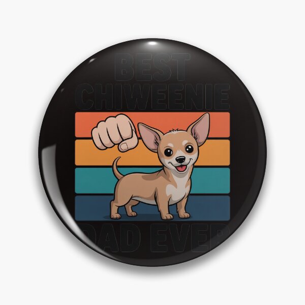 Item preview, Chiweenie Dog Dad Best Chiweenie Dad Ever designed and sold by cherylbartlett.