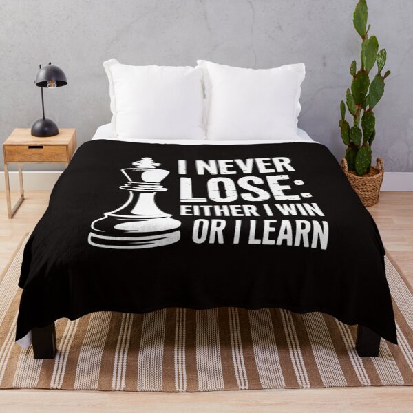 Item preview, Chess I Never Lose Either I Win Or I Learn Chess Player designed and sold by cherylbartlett.