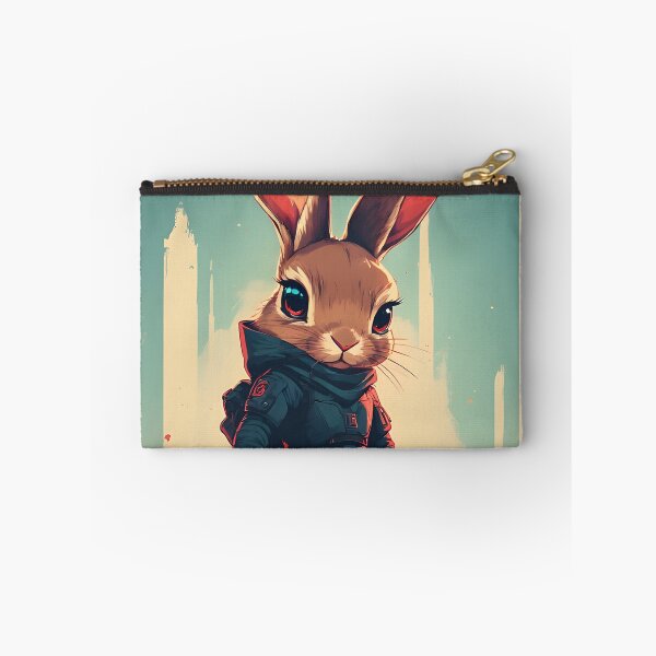 Item preview, Cute Black Rabbit Superhero designed and sold by owi-art.