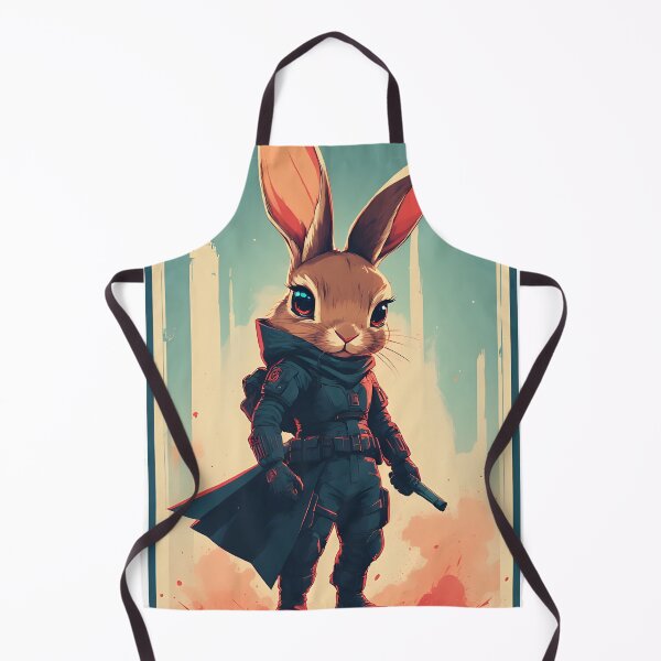 Item preview, Cute Black Rabbit Superhero designed and sold by owi-art.
