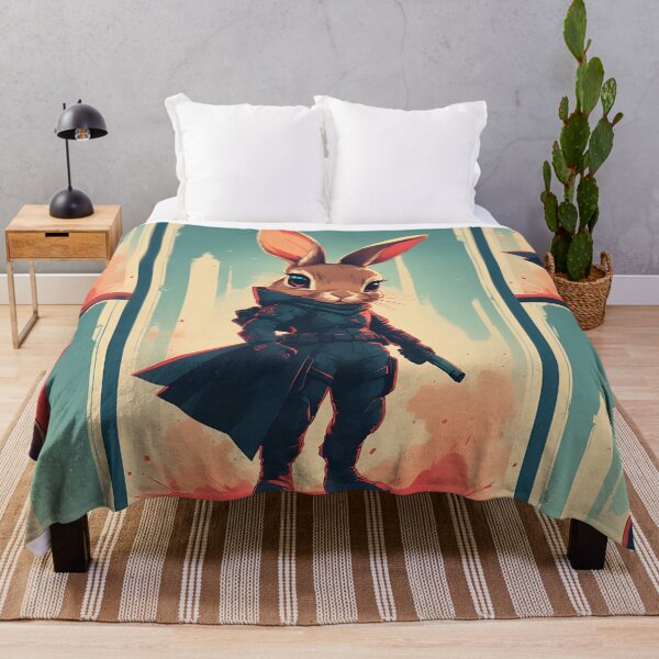 Item preview, Cute Black Rabbit Superhero designed and sold by owi-art.