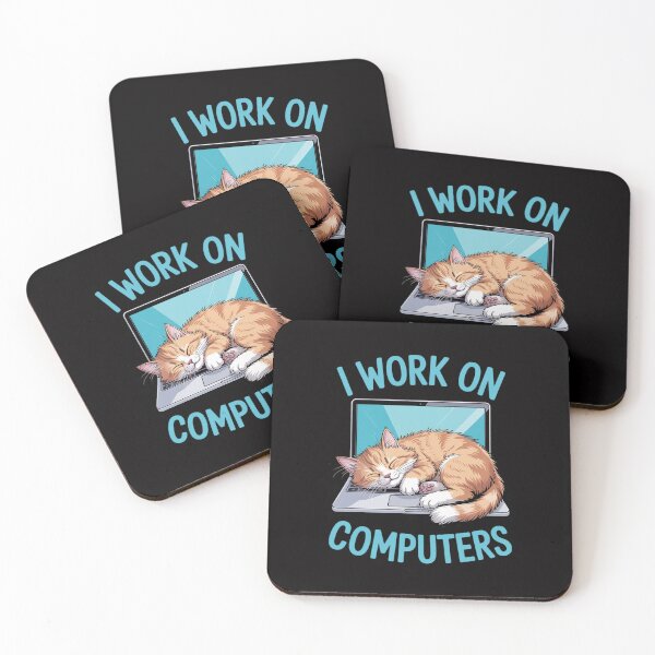 Item preview, Cats and Computers Laptop for pet lovers designed and sold by gerardostokes.