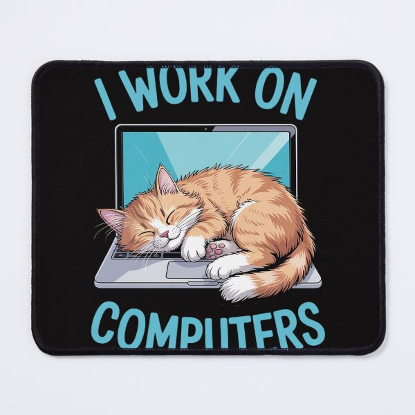 Item preview, Cats and Computers Laptop for pet lovers designed and sold by gerardostokes.