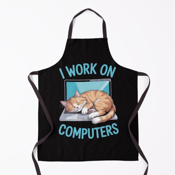Item preview, Cats and Computers Laptop for pet lovers designed and sold by gerardostokes.