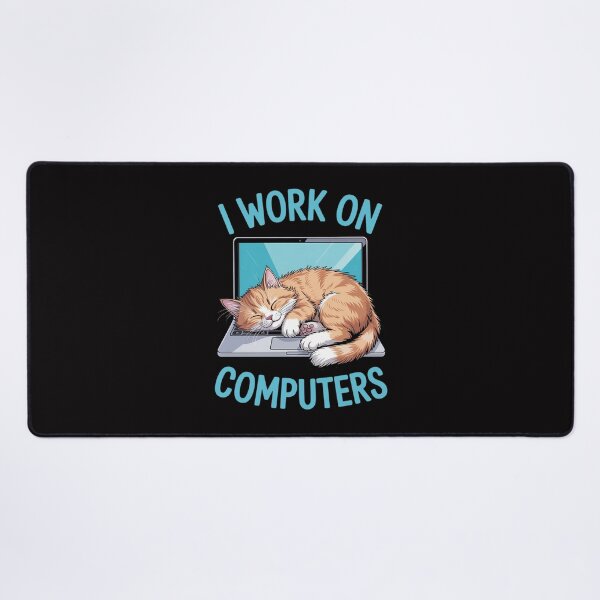 Item preview, Cats and Computers Laptop for pet lovers designed and sold by gerardostokes.