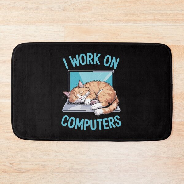 Item preview, Cats and Computers Laptop for pet lovers designed and sold by gerardostokes.