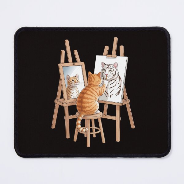 Item preview, Cat Painting Lion Artistic Animals Lover Novelty designed and sold by cherylbartlett.