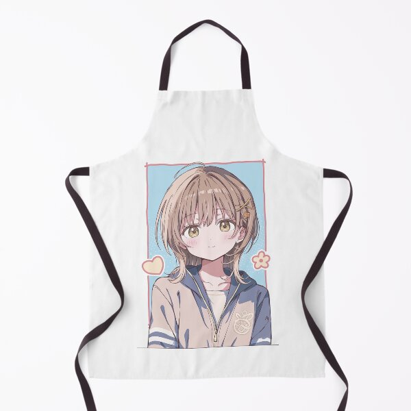 Artikelvorschau, Schüchternes Anime-Mädchen mit kurzen Haaren im Hoodie entworfen und verkauft von Piotrek0001.