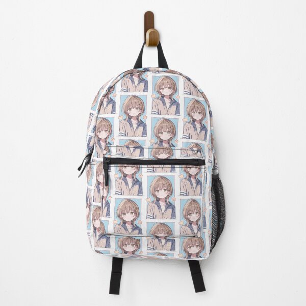 Item preview, Shy Anime Girl with Short Hair in Hoodie designed and sold by Piotrek0001.