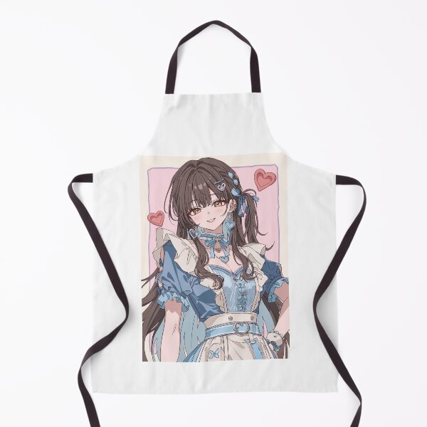 Item preview, Anime Girl in Frilly Blue Maid Costume designed and sold by Piotrek0001.