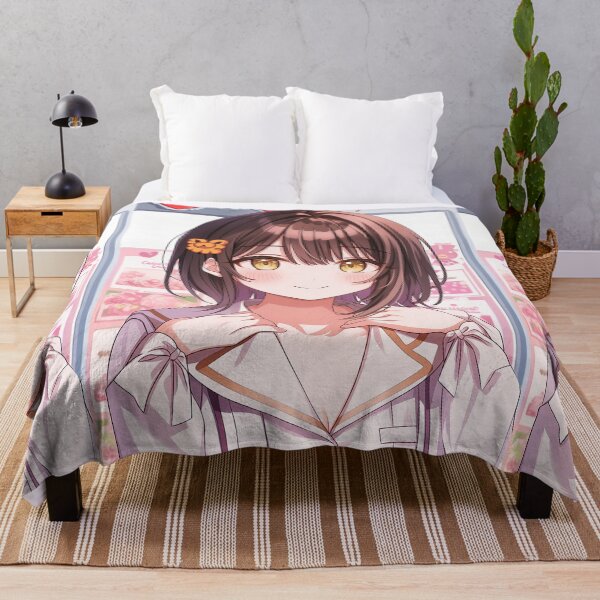 Artikelvorschau, Fröhliche Anime-Schülerin mit bernsteinfarbenen Augen entworfen und verkauft von Piotrek0001.