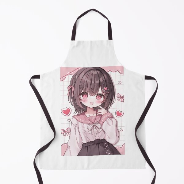 Artikelvorschau, Errötendes Anime-Mädchen mit rosa Schleifen entworfen und verkauft von Piotrek0001.