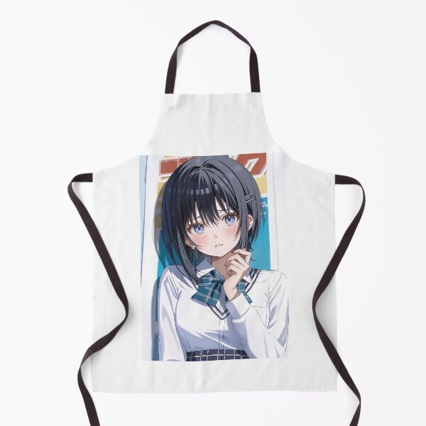 Item preview, Cool Tone Anime Girl with Blue Tinted Hair designed and sold by Piotrek0001.