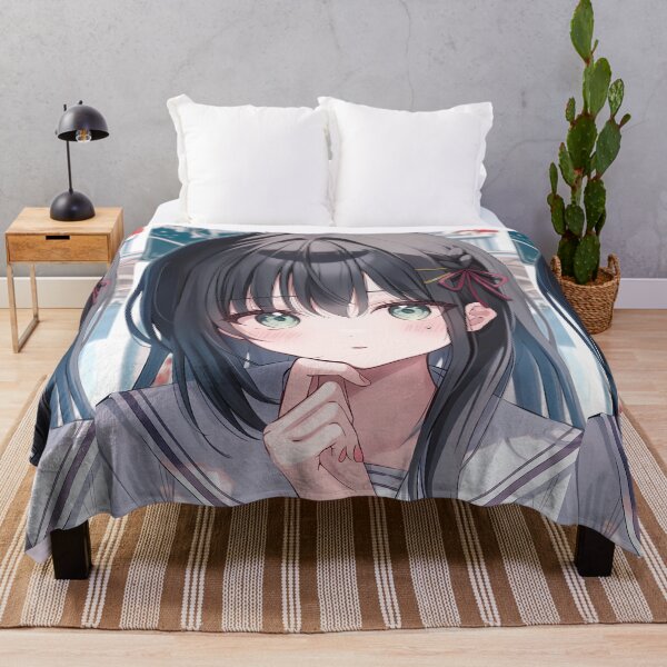 Item preview, Serious Black Haired Anime Student Portrait designed and sold by Piotrek0001.