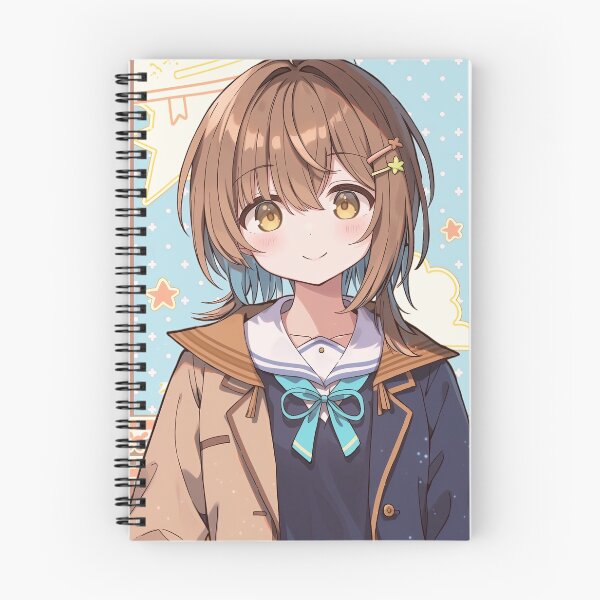Item preview, Anime Girl in Beige Winter Coat designed and sold by Piotrek0001.