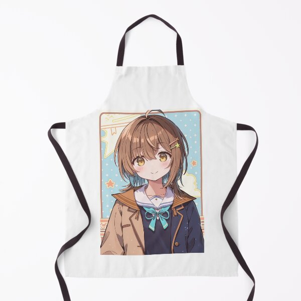 Item preview, Anime Girl in Beige Winter Coat designed and sold by Piotrek0001.