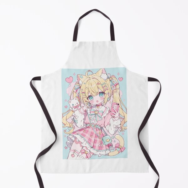 Item preview, Blonde Anime Girl in Pink Frilly Dress designed and sold by Piotrek0001.