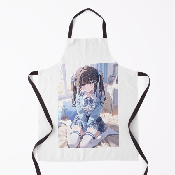 Artikelvorschau, Anime-Schüler in blauer Uniform entworfen und verkauft von Piotrek0001.