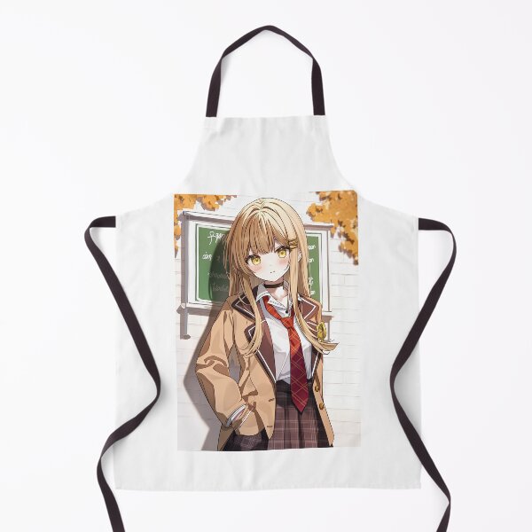 Item preview, Blonde Anime Student Standing by Chalkboard designed and sold by Piotrek0001.