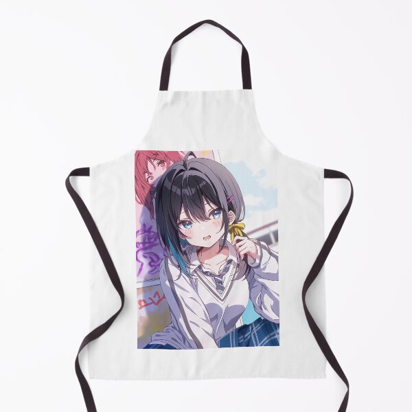 Item preview, Black Haired Girl with Purple Accessories designed and sold by Piotrek0001.