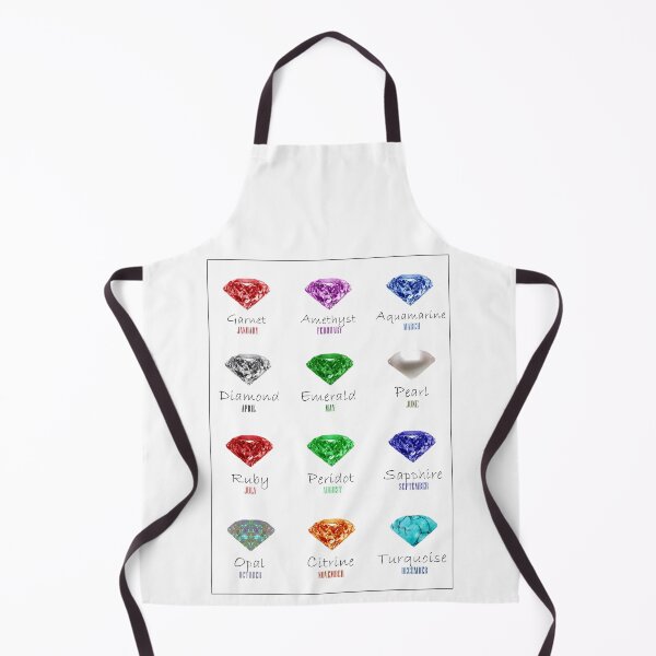 Item preview, Diamond Birthstone chart with 12 Diamonds and 12 Months designed and sold by DigitalGemArt.