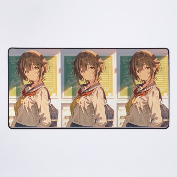 Artikelvorschau, Anime-Mädchen im Sonnenlicht in einer Klassenzimmerumgebung entworfen und verkauft von Piotrek0001.