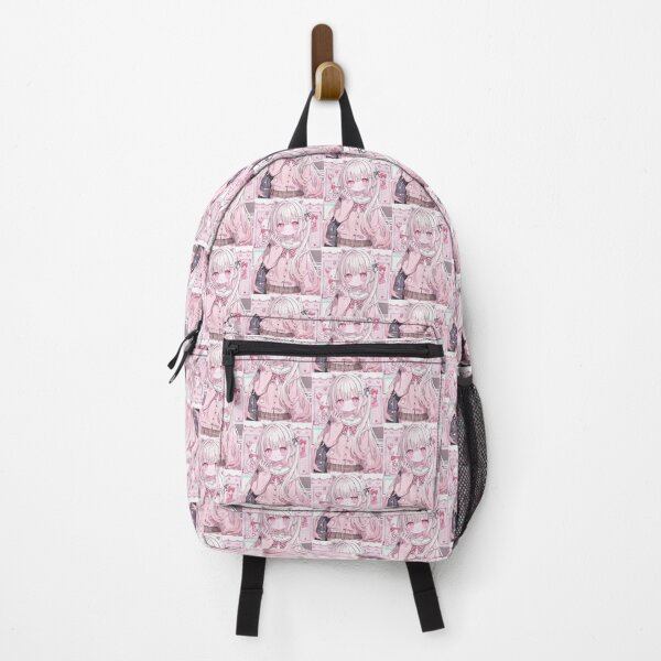 Item preview, White Haired Anime Girl in Pink Hoodie designed and sold by Piotrek0001.