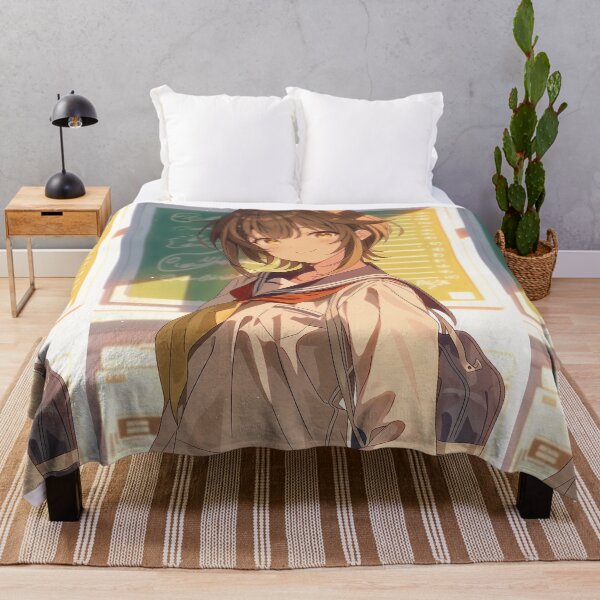Item preview, Sunlit Anime Girl in Classroom Setting designed and sold by Piotrek0001.