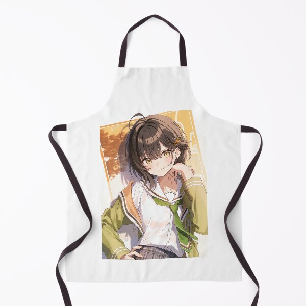 Item preview, Anime Girl in Green Casual Jacket designed and sold by Piotrek0001.