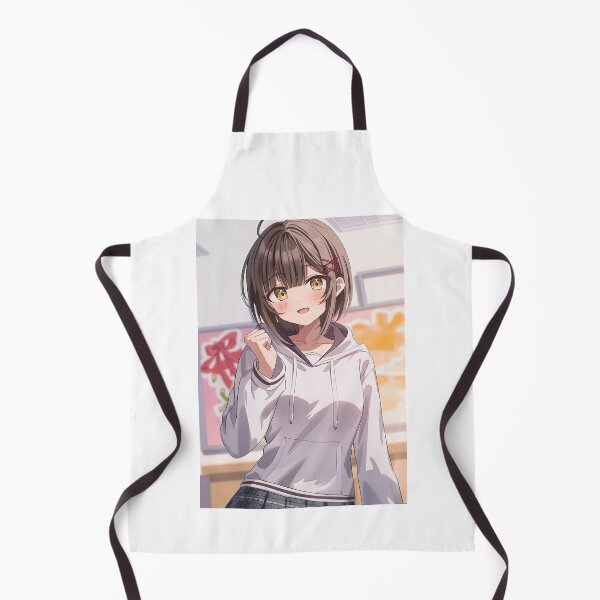 Item preview, Relaxed Anime Girl in White Hoodie designed and sold by Piotrek0001.