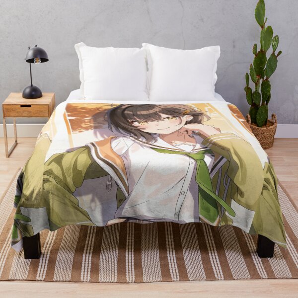 Item preview, Anime Girl in Green Casual Jacket designed and sold by Piotrek0001.