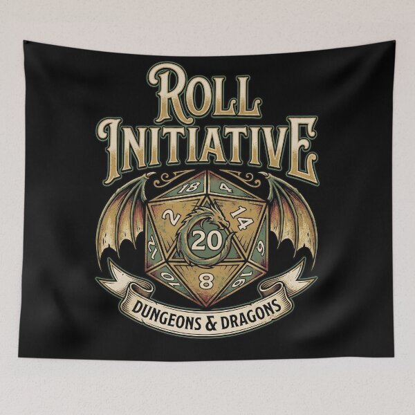 Item preview, Roll Initiative DnD D20 dice designed and sold by MrHide.