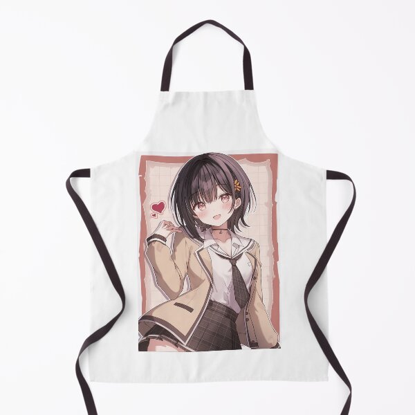 Artikelvorschau, Anime-Mädchen steht in einem warmen Raum entworfen und verkauft von Piotrek0001.
