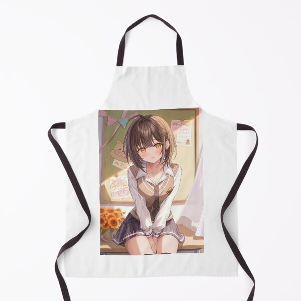 Item preview, Fluffy Hair Anime Girl in Sweater designed and sold by Piotrek0001.