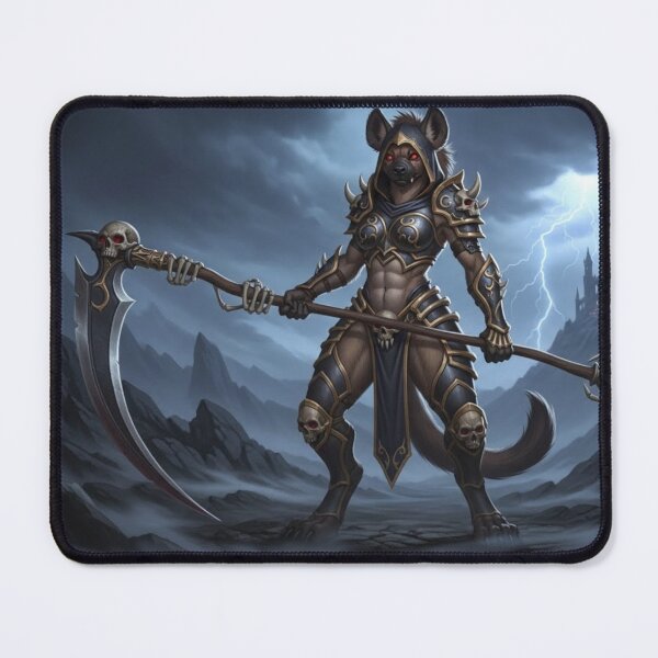 Item preview, Hooded Female Gnoll Reaper with Scythe designed and sold by Prestons Corner.