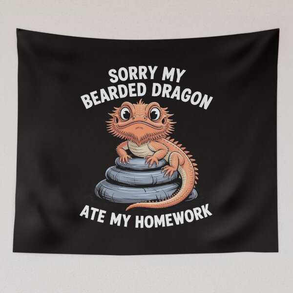 Item preview, Bearded Dragon Cute Lizard Beardie Ate My Homework designed and sold by cherylbartlett.