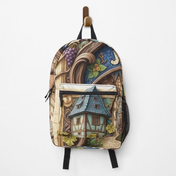 Item preview, J’Aime Colmar, France – Art Nouveau Mosaic Canal Scene designed and sold by FrancophileFun.