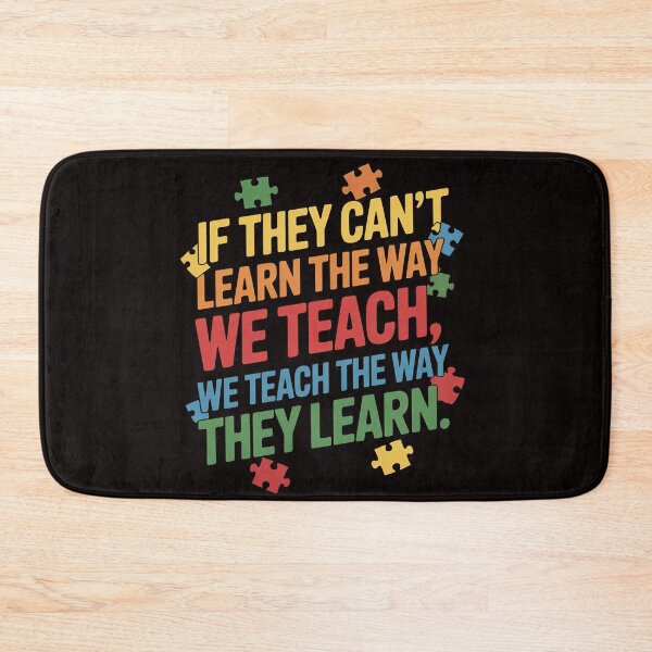Item preview, Autism Awareness Teacher Autistic Teach Learn Gift designed and sold by cherylbartlett.