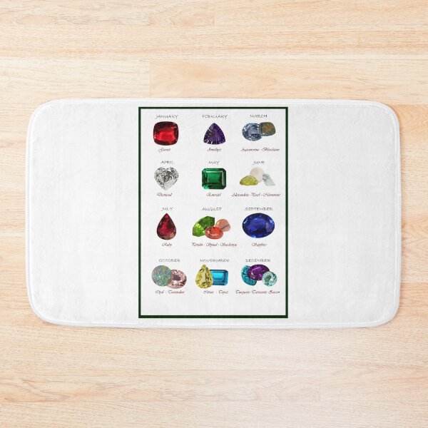 Item preview, Birthstone chart International  designed and sold by DigitalGemArt.