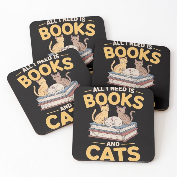 Item preview, All I Need Is Books And Cats Adorable Book Obsessed Cat Mom designed and sold by jewellmeyers.