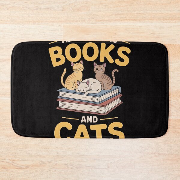 Item preview, All I Need Is Books And Cats Adorable Book Obsessed Cat Mom designed and sold by jewellmeyers.