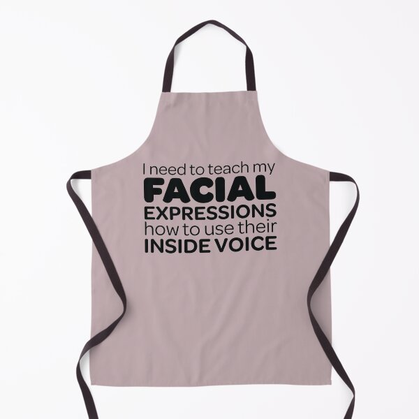 Item preview, "I Need to Teach My Facial Expressions" in black designed and sold by Rachel Dash-Williams Creative.