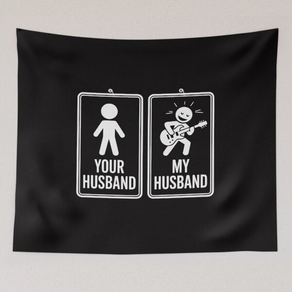 Item preview, Your Husband My Husband - Gift For Guitarists Wife designed and sold by jewellmeyers.