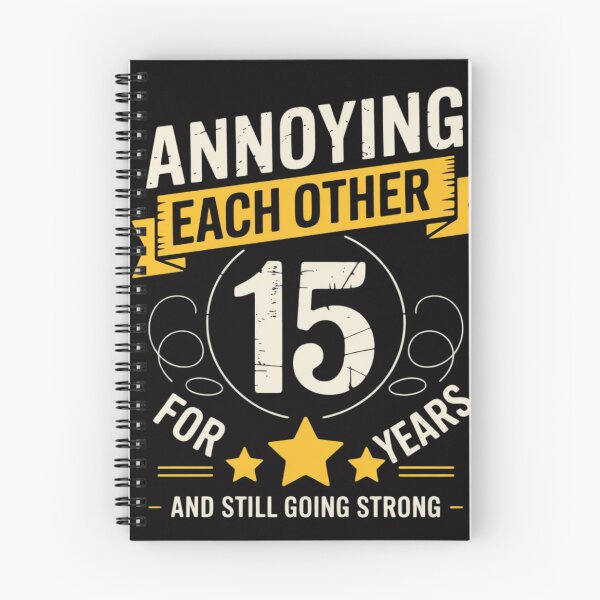 Item preview, Annoying Each Other For 15 Years 15th Wedding Anniversary designed and sold by jewellmeyers.