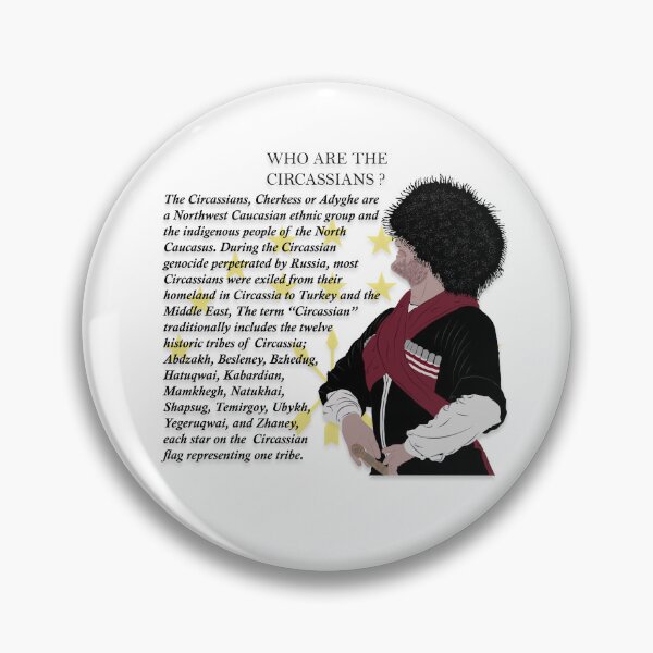Item preview, Who are the Circassians? designed and sold by Elmas Shirts.